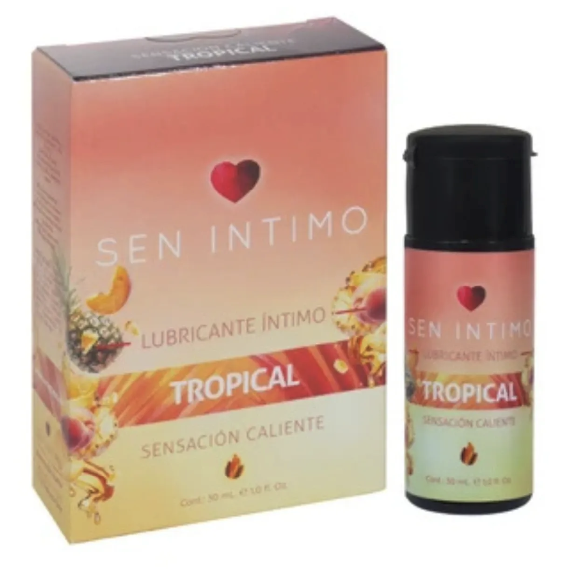 Lubricante Intimo Caliente Tropical x 30ml